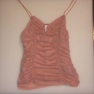 Ruched Peach Top